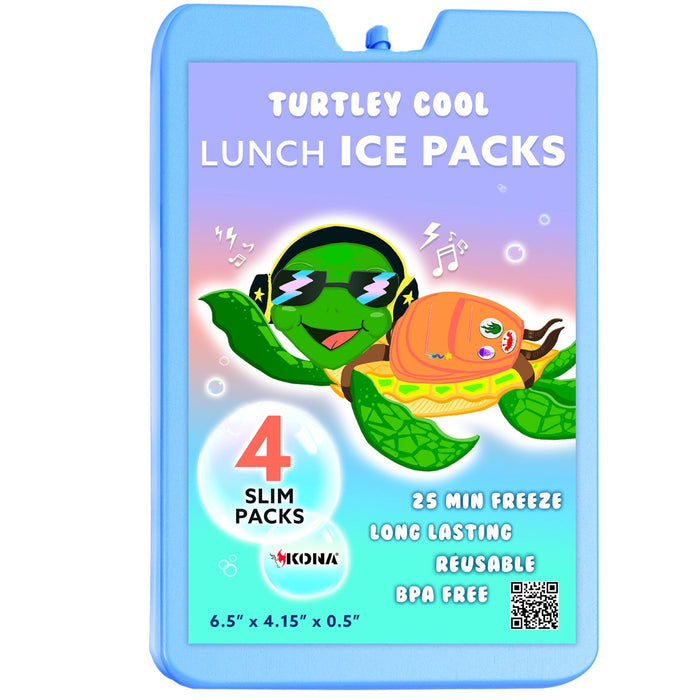 Kona Ice Packs for Lunch Boxes - Reusable (-5C) Freezer Packs