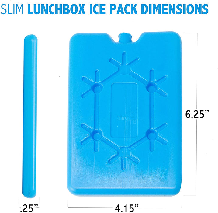 Kona Ice Packs for Lunch Boxes - Reusable (-5C) Freezer Packs