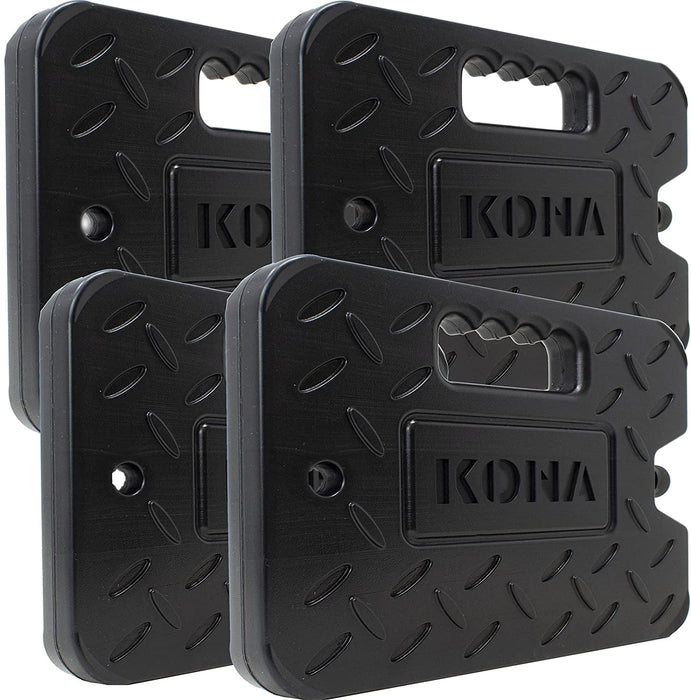 Kona XL 4 lb. Black Ice Pack for Coolers - Extreme Long Lasting (-5C) Gel - Refreezable, Reusable