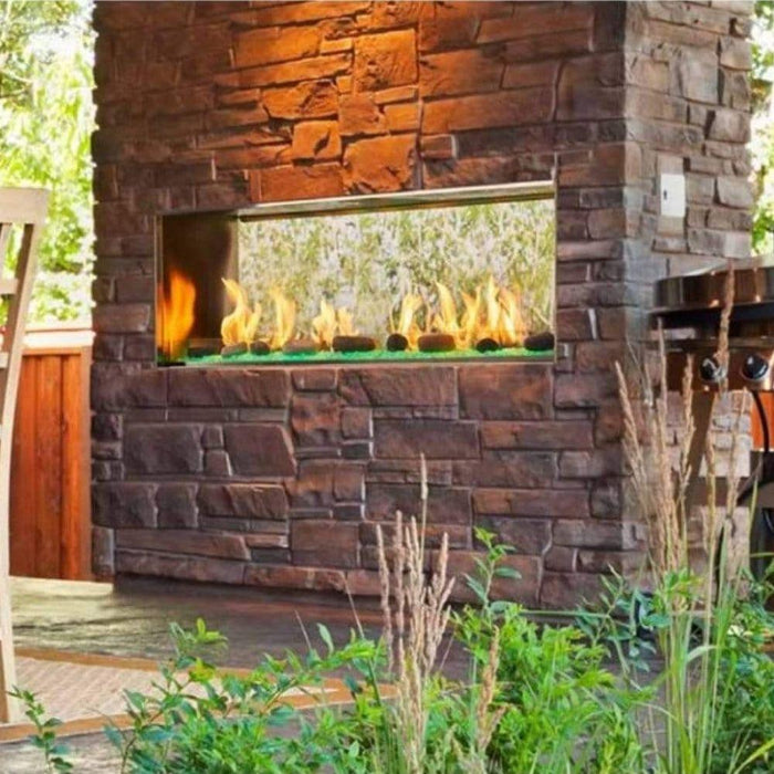 Majestic Lanai 48" See-Through Vent-Free Outdoor Natural Gas Fireplace (ODLANAIGST-48)