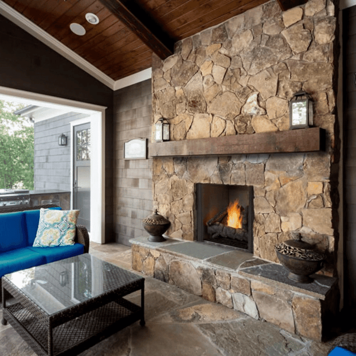 Majestic Courtyard Vent-Free Outdoor Natural Gas Fireplace