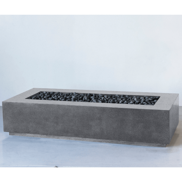 Modern Blaze Lumera Linear Concrete Fire Pit Table