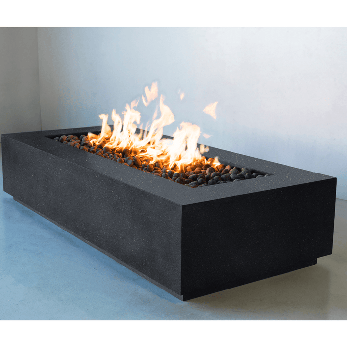 Modern Blaze Lumera Linear Concrete Fire Pit Table