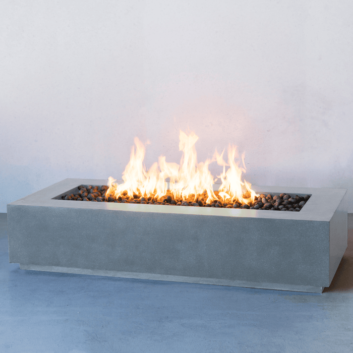 Modern Blaze Lumera Linear Concrete Fire Pit Table