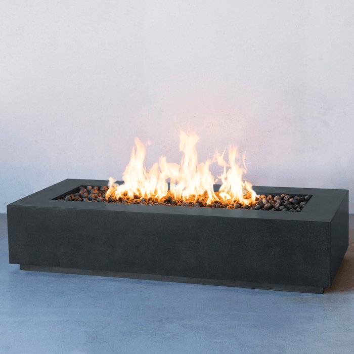 Modern Blaze Lumera Linear Concrete Fire Pit Table