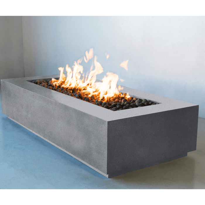 Modern Blaze Lumera Linear Concrete Fire Pit Table