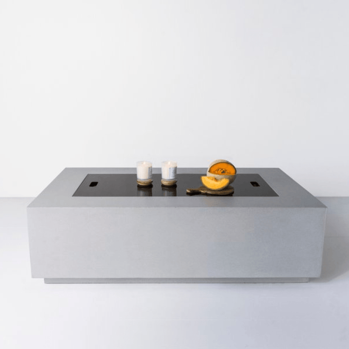 Modern Blaze Lumera Linear Concrete Fire Pit Table