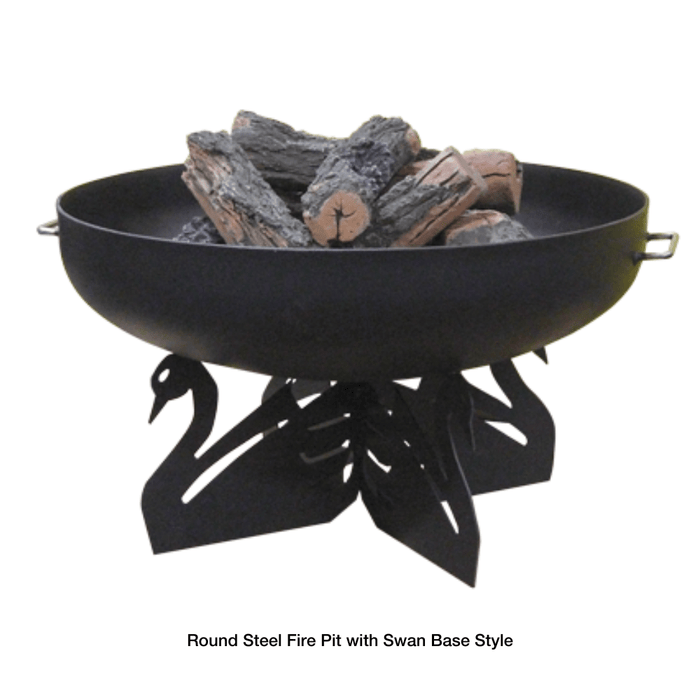 Modern Blaze Round Steel Fire Pit