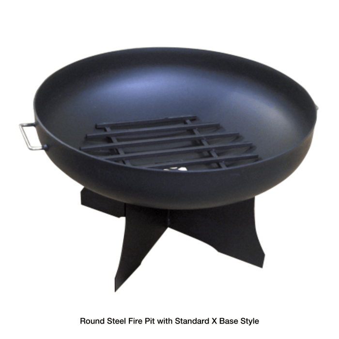 Modern Blaze Round Steel Fire Pit