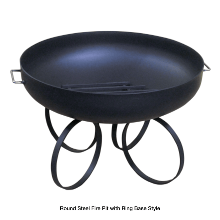 Modern Blaze Round Steel Fire Pit