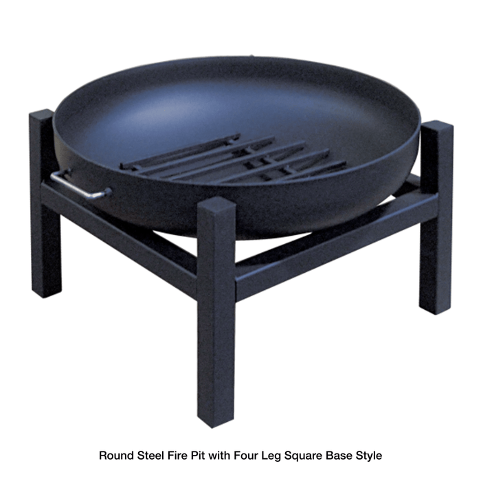 Modern Blaze Round Steel Fire Pit