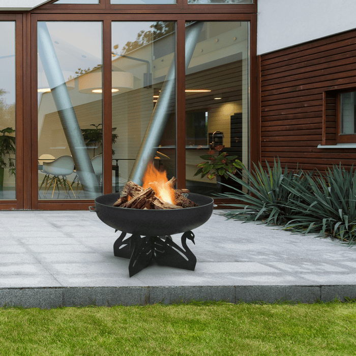 Modern Blaze Round Steel Fire Pit