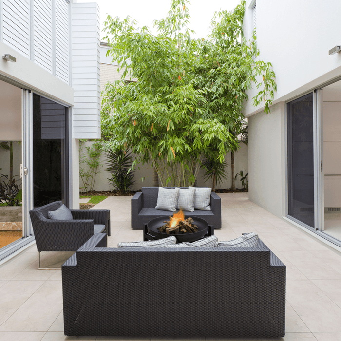 Modern Blaze Round Steel Fire Pit