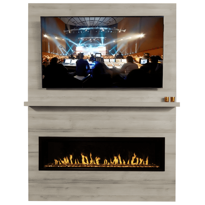 Modern Flames Allwood Fireplace Wall System for Orion Slim Electric Fireplace