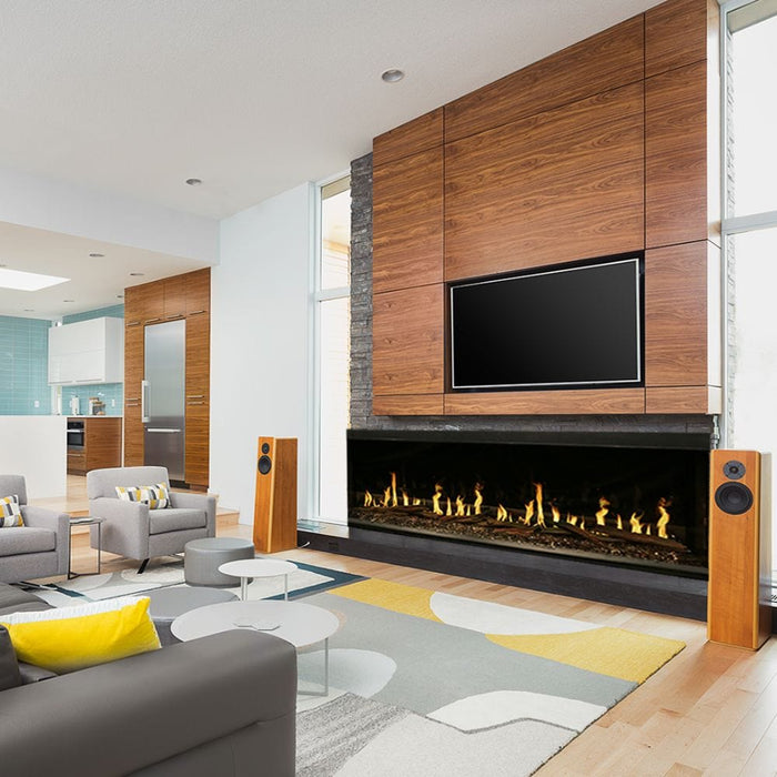 Modern Flames Orion Multi Built-In/Wall Mounted Smart Virtual Electric Fireplace with Real Flame Effect