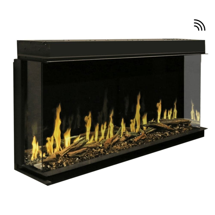 Modern Flames Orion Multi Built-In/Wall Mounted Smart Virtual Electric Fireplace with Real Flame Effect