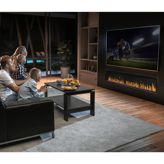 Modern Flames Orion Slim Built-In/Wall Mounted Smart Virtual Electric Fireplace with Real Flame Effect