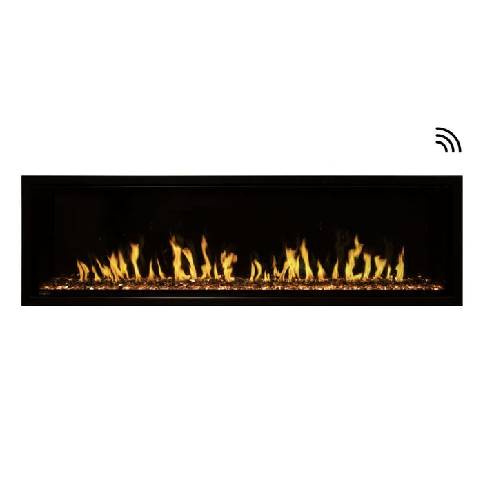 Modern Flames Orion Slim Built-In/Wall Mounted Smart Virtual Electric Fireplace with Real Flame Effect