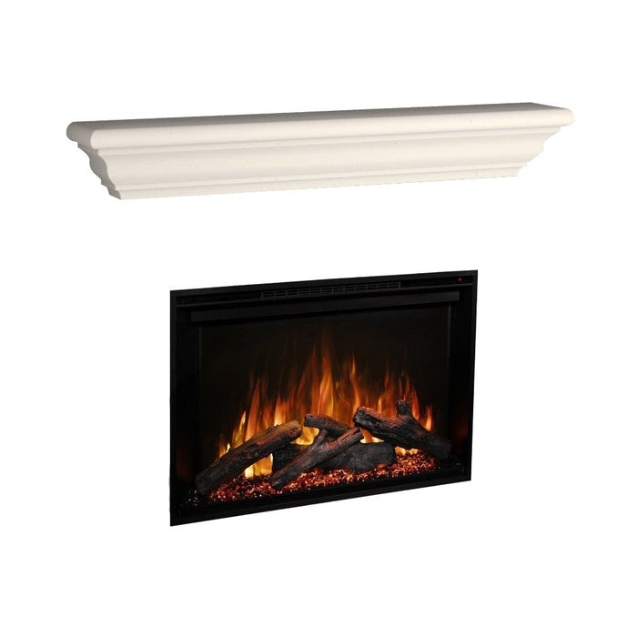 Modern Flames Redstone 36-Inch Electric Fireplace Insert with Traditional Capitola Mantel