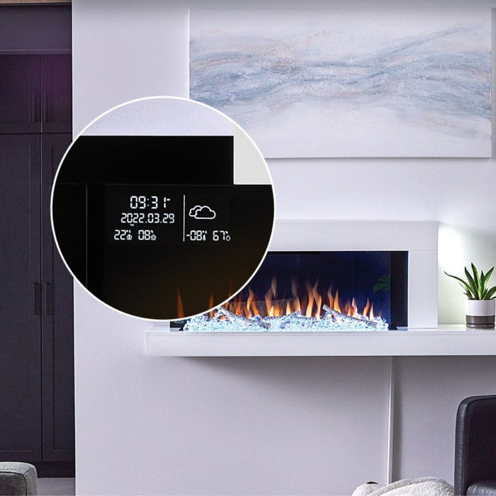 Napoleon Stylus Cara Elite 59-Inch Wall Mounted Smart Electric Fireplace (NEFP32-5019W-IOT)