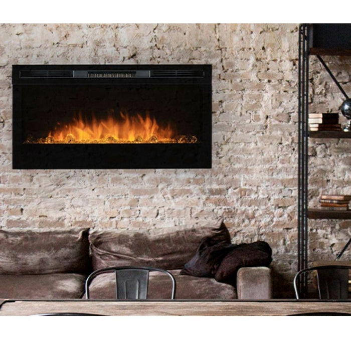 Nexfire 34-Inch Linear Built-in/Wall Mounted Electric Fireplace (EBL34)