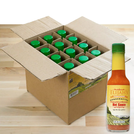 Pineapple Mango Habanero Hot Sauce (12 pk Case) - The Kansas City BBQ Store