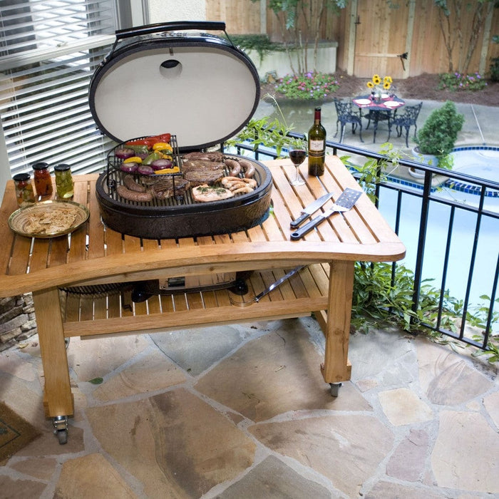 Primo XL 400 Oval Ceramic Charcoal Kamado Grill (PGCXLH)