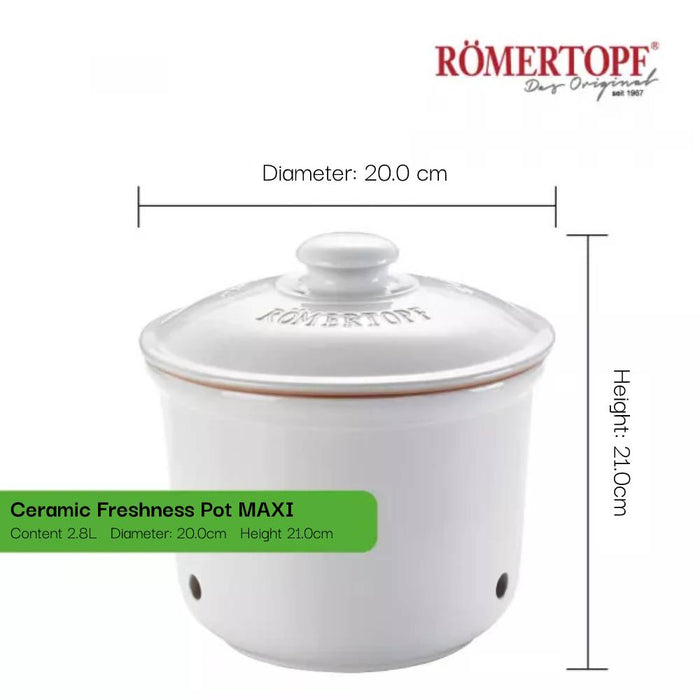 Romertopf - Freshness Pot - Organic Clay Cookware