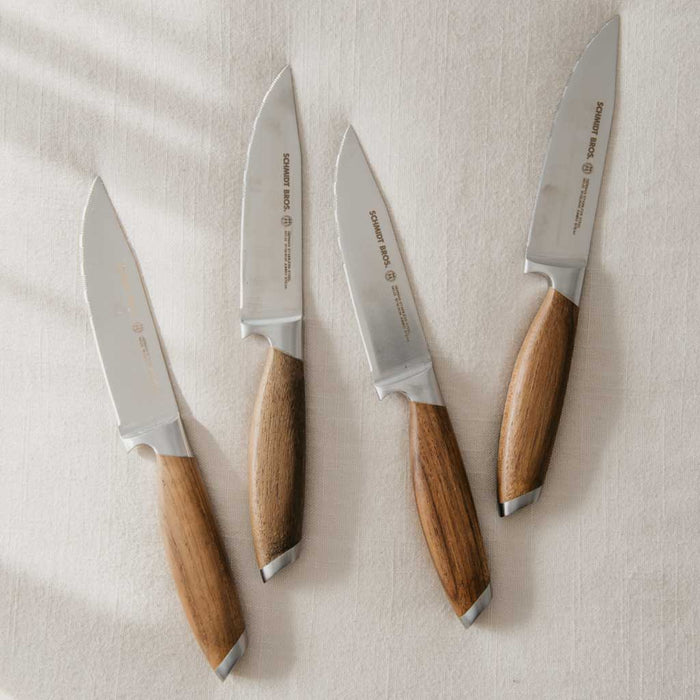 Bonded Teak, 4-Piece Jumbo Steak Knife Set