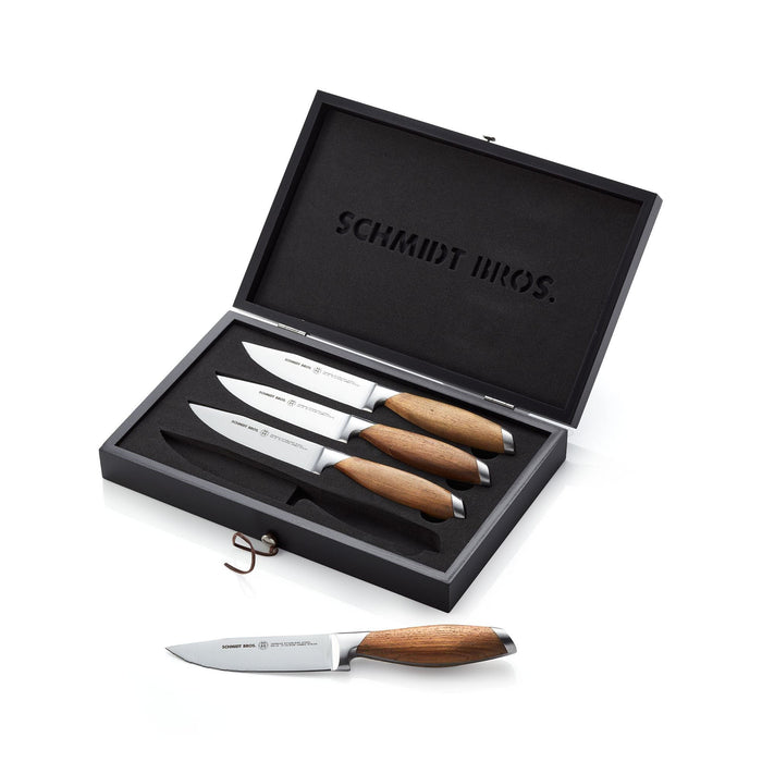 Bonded Teak, 4-Piece Jumbo Steak Knife Set