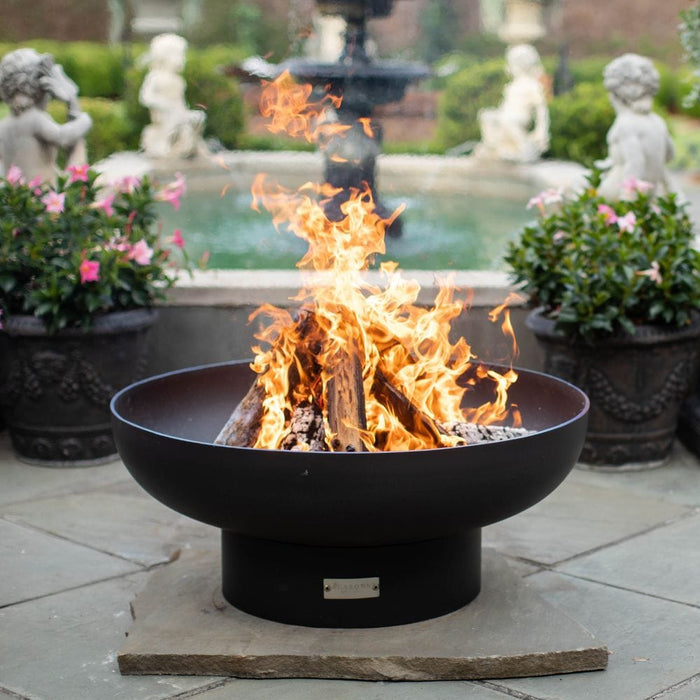 Seasons Fire Pits Elliptical Round Steel Fire Pit