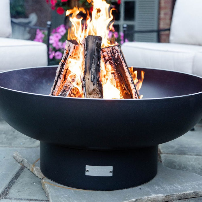 Seasons Fire Pits Elliptical Round Steel Fire Pit