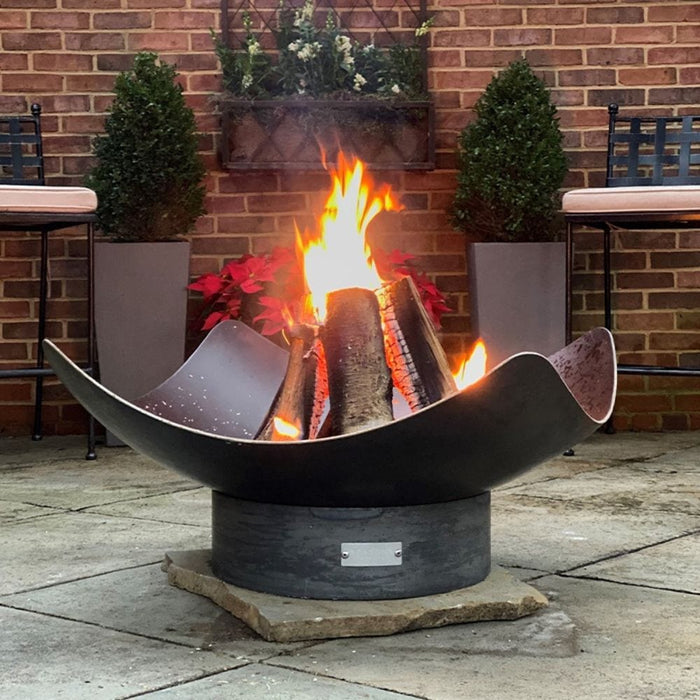 Seasons Fire Pits Quadrilateral Square Steel Fire Pit