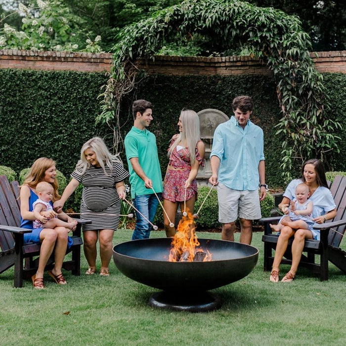 Seasons Fire Pits Vulcan Round Steel Fire Pit