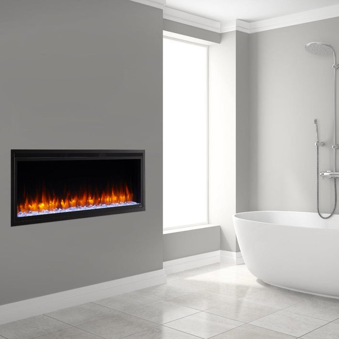 Simplifire Allusion Platinum Built-In Electric Fireplace