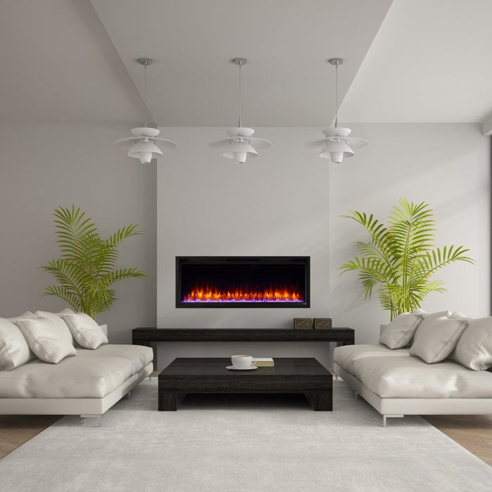 Simplifire Allusion Platinum Built-In Electric Fireplace