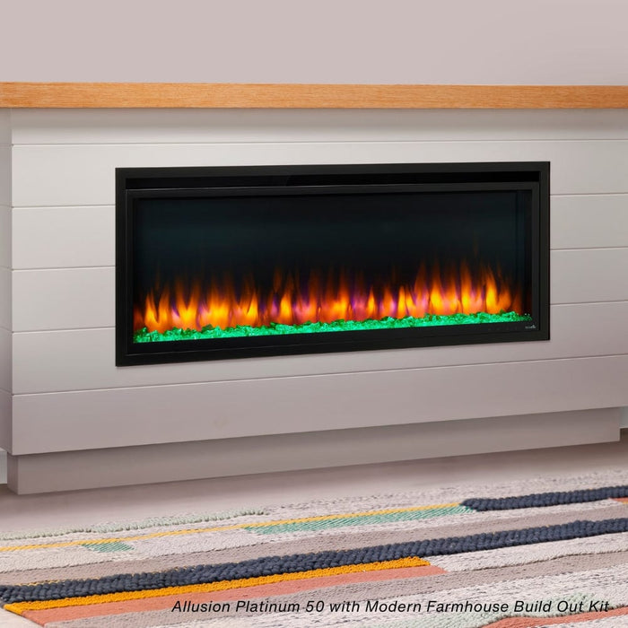 Simplifire Allusion Platinum Built-In Electric Fireplace