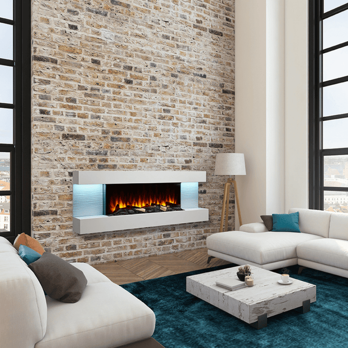 Simplifire Format 36-Inch Wall-Mounted Electric Fireplace With Mantel Options (SF-FORMAT36)