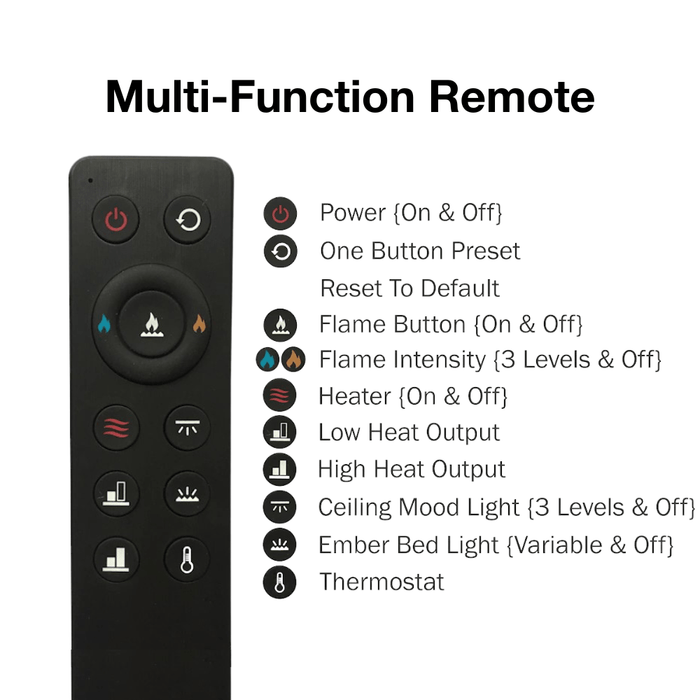 Superior Capella Built-In Zero Clearance Electric Fireplace