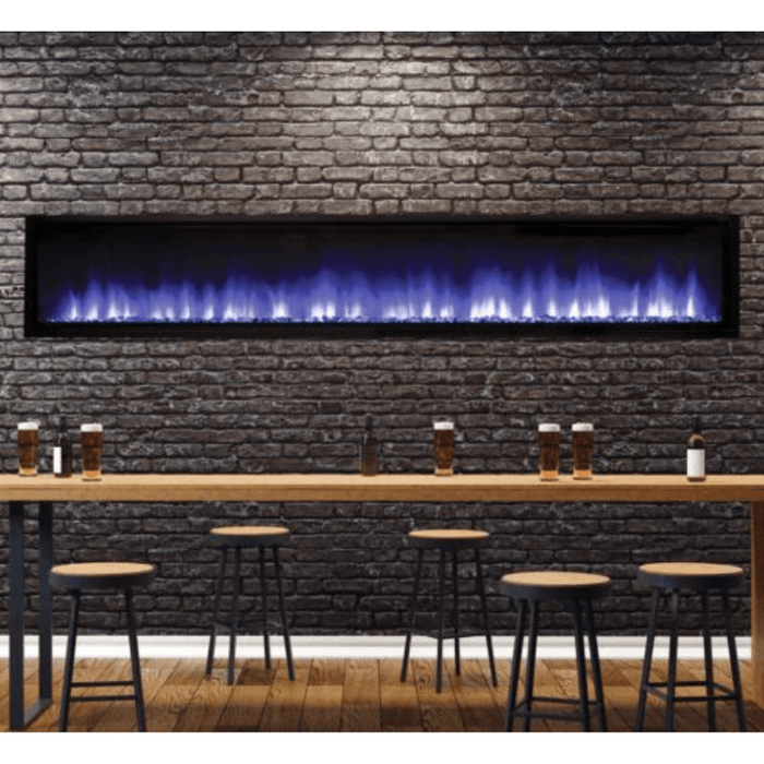 Superior Plexus Built-In/Wall Mounted Zero Clearance Linear Electric Fireplace