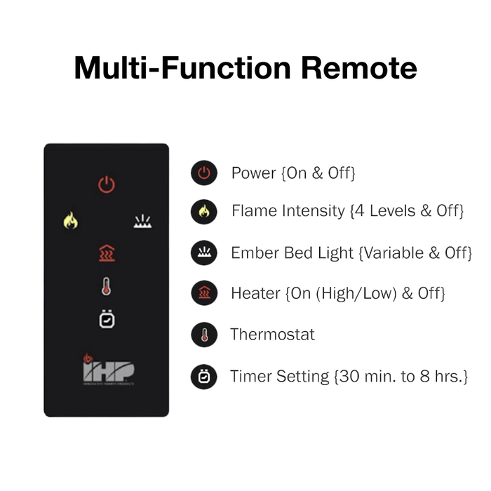 Superior Sentry Built-In/Wall Mounted Zero Clearance Linear Electric Fireplace