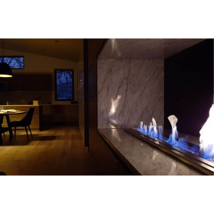 The Bio Flame 38-Inch Ethanol Fireplace Burner, Indoor/Outdoor