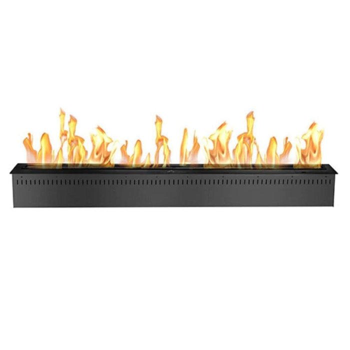 The Bio Flame 60-Inch Smart Black or Stainless Steel Remote Controlled Ethanol Burner