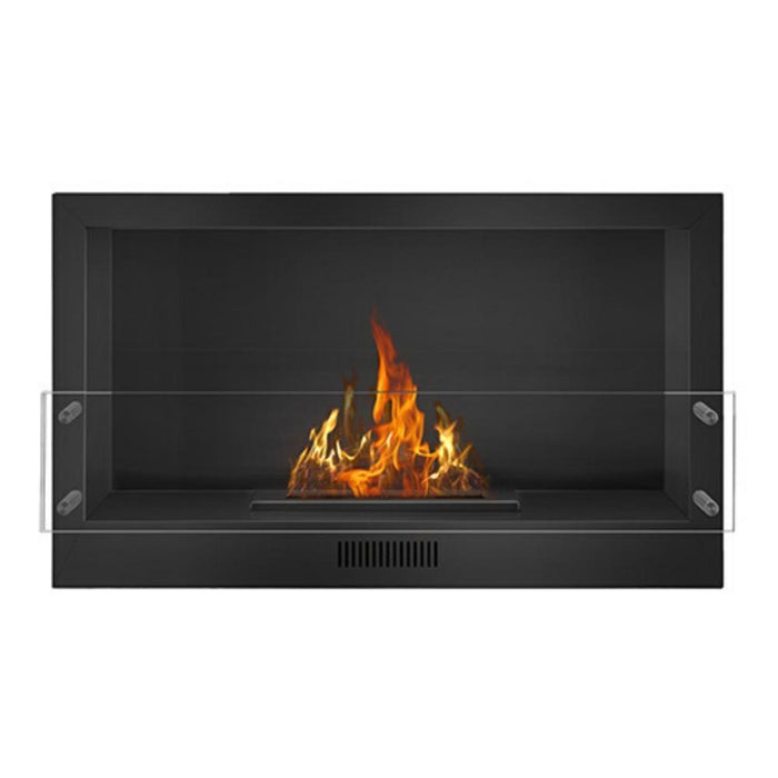 The Bio Flame 38-Inch Firebox SS Built-in Ethanol Fireplace