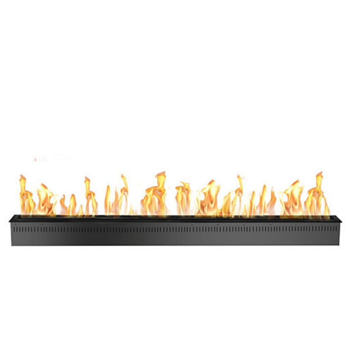 The Bio Flame 72-Inch Smart Black or Stainless Steel Ethanol Burner