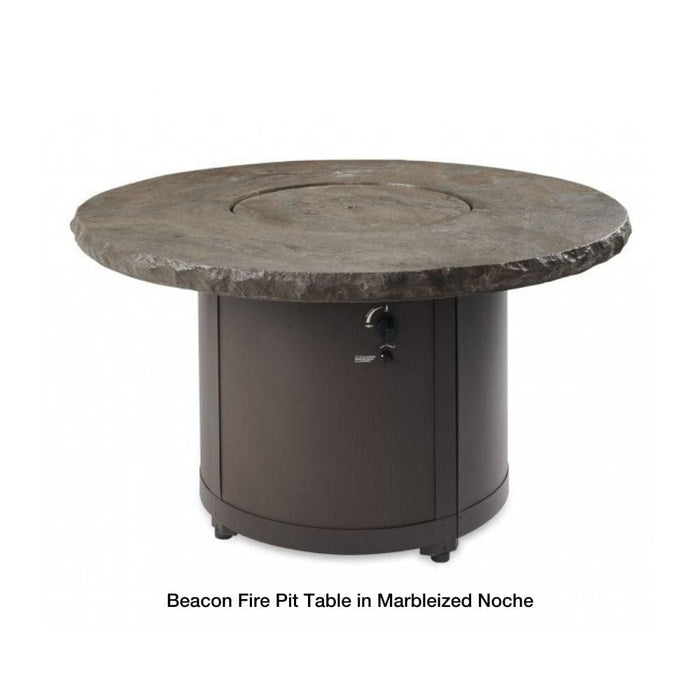 The Outdoor GreatRoom Company Beacon 48-Inch Round Gas Fire Pit Table