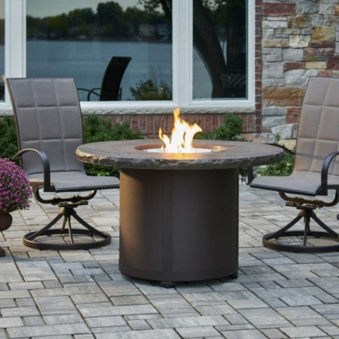 The Outdoor GreatRoom Company Beacon 48-Inch Round Gas Fire Pit Table