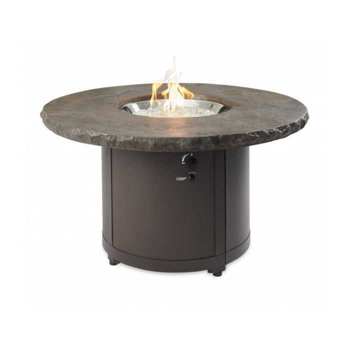 The Outdoor GreatRoom Company Beacon 48-Inch Round Gas Fire Pit Table