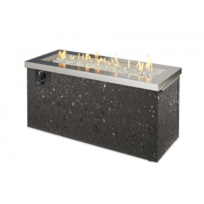 The Outdoor GreatRoom Company Key Largo Linear Gas Fire Pit Table