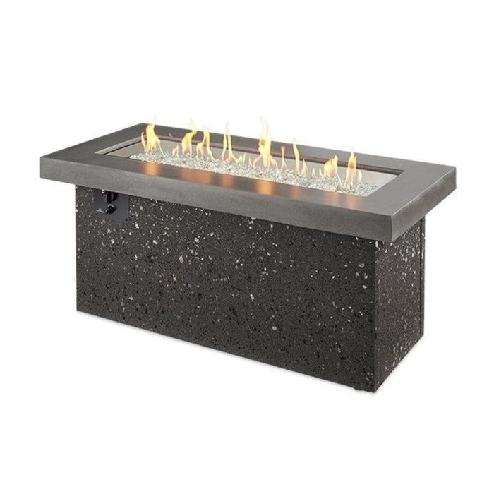 The Outdoor GreatRoom Company Key Largo Linear Gas Fire Pit Table